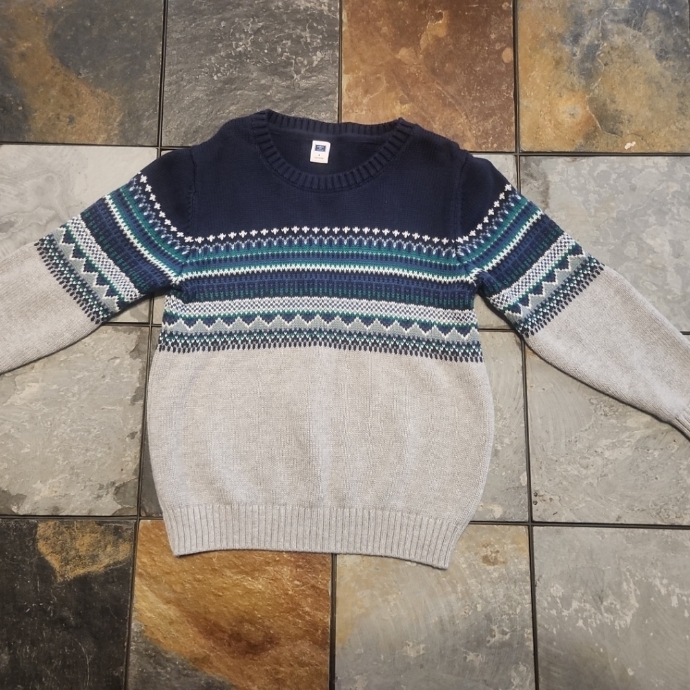 Janie and Jack Toddler Boys Fair Isle Sweater Size  6